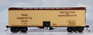 Accurail wood reefer painted as PM #25010